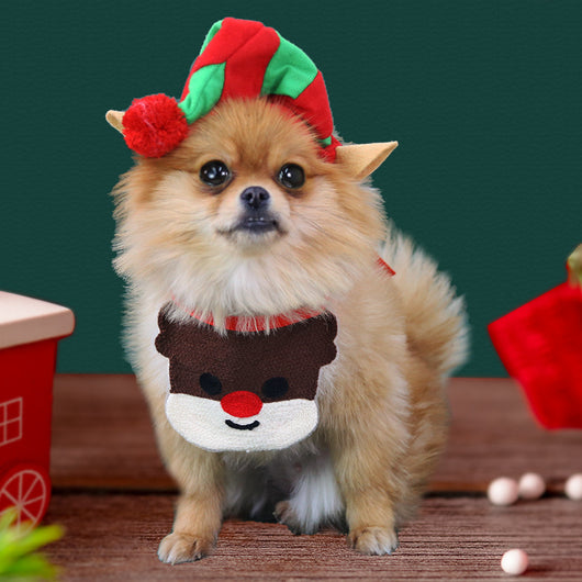 Babero Navideño Reno con Diseño de Caramelo y Sherbet - Image 12