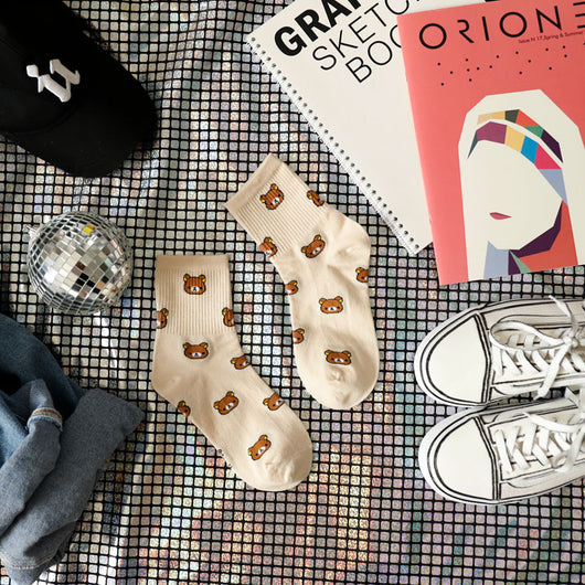 Calcetines Tubo Estampados para Mujer con Diseños Divertidos - Image 16