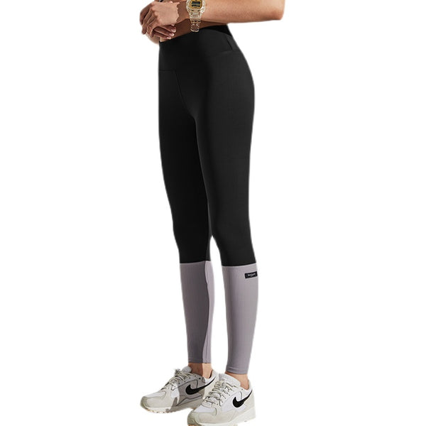 Leggins Deportivos Cintura Alta con Contraste de Colores para Yoga y Fitness