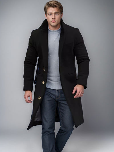 Abrigo Trinchera Clásico para Hombre - Image 13