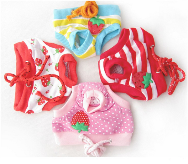 Pañal Sanitario Reutilizable para Perras - Braguita Menstrual Talla S-XL