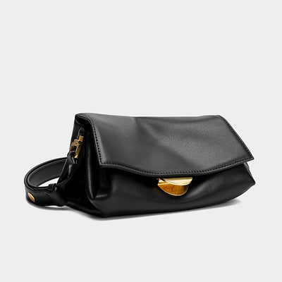 Bolso Mensajero de Cuero Genuino - Diseño Minimalista y Versátil - Image 3