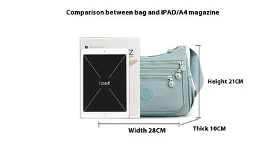 Bolsa Mensajera Unisex Nylon Ligera - Diseño Minimalista y Funcional - Image 11