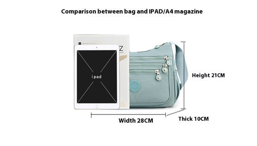 Bolsa Mensajera Unisex Nylon Ligera - Diseño Minimalista y Funcional - Image 11
