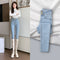 Pantalones Ajustados Azul Claro - Diseño Versátil para Primavera
