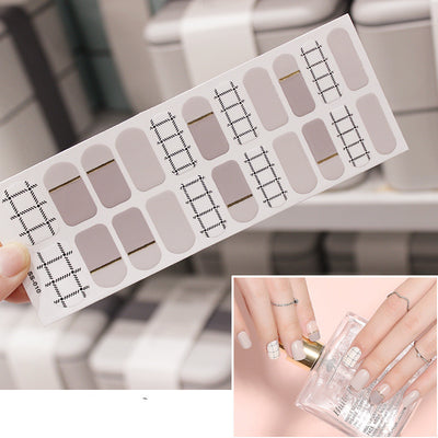 Stickers de Uñas Navideños Impermeables con Letras de Colores - Image 14