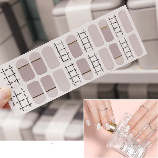 Stickers de Uñas Navideños Impermeables con Letras de Colores - Image 14