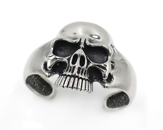 Pulsera de Acero Titanio Calavera para Hombre