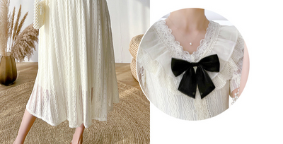 Vestido de Maternidad Midi con Estilo Moderno y Personalidad - Image 12