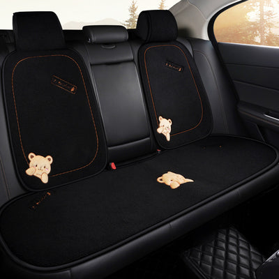 Juego de Cojines para Auto Invierno - Conjunto de 3 Piezas Peluche - Image 8