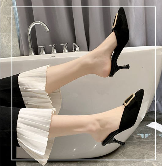 Sandalias de Tacón Alto y Pantuflas Stiletto para Mujer - Image 17