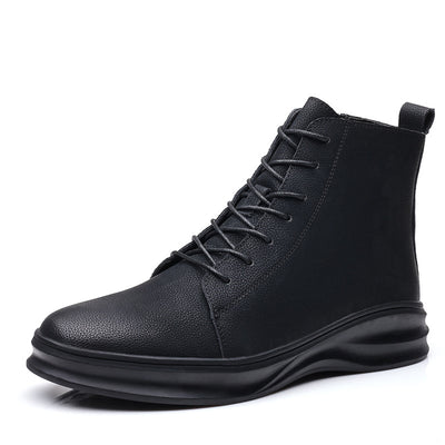 Botas Martin Negras con Malla Interna y Punta Redonda - Image 5