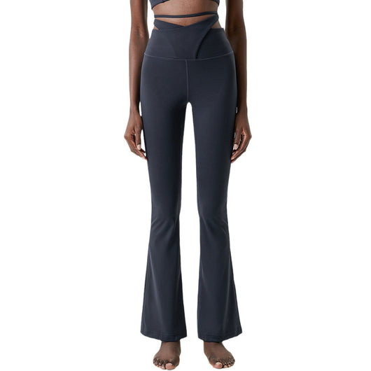 Pantalones Yoga Ajustados con Cordón para Mujer Tallas Grandes - Image 4