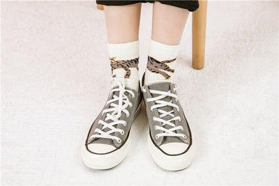 Calcetines Divertidos para Mujer con Diseños de Caricaturas - Cómodos para Casa y Verano - Image 5