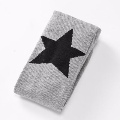 Medias Infantiles de Algodón con Estrellas - Leggings Niña Colores Pastel - Image 7