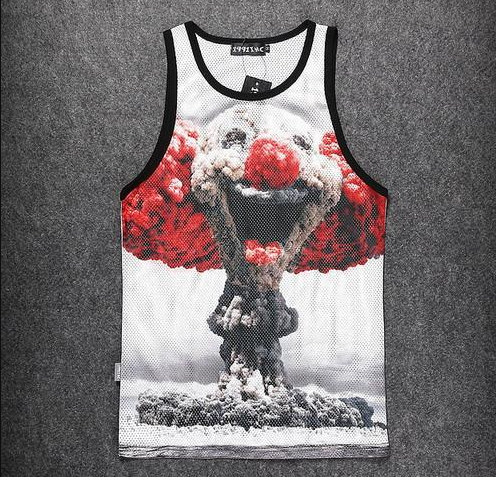 Playera de Malla Calavera - Diseño Edgy y Versátil