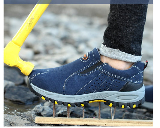 Zapatos de Seguridad con Puntera de Acero Reforzada - Protección Total para Trabajo Industrial