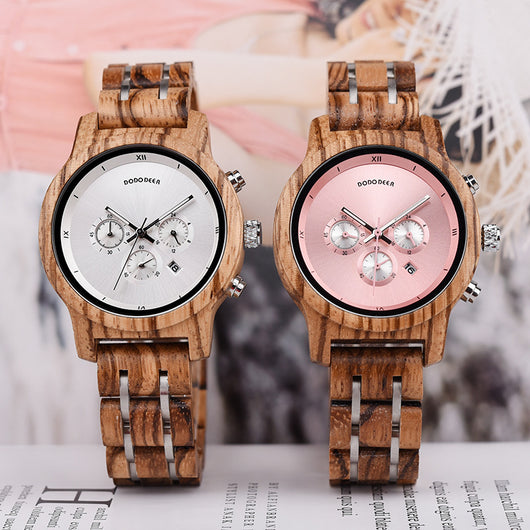 Reloj de Madera para Mujer
