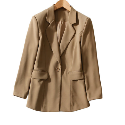 Blazer Suelto de Botón Único Antiedad para Mujer - Casual y Elegante - Image 9