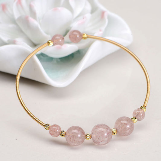 Pulsera de Cristal Natural Minimalista