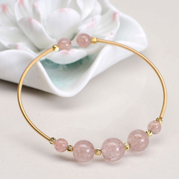 Pulsera de Cristal Natural Minimalista