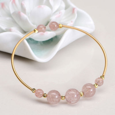 Pulsera de Cristal Natural Minimalista