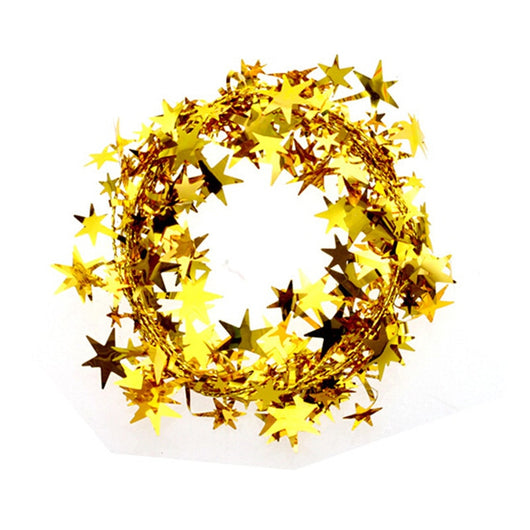 Guirnalda Navideña de Pino con Estrella Colgante - 5m Decoración Mayorista para Hogar - Image 4