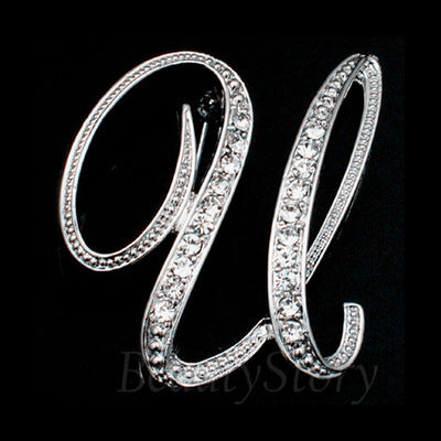 Broche de letra con diamantes - Image 21
