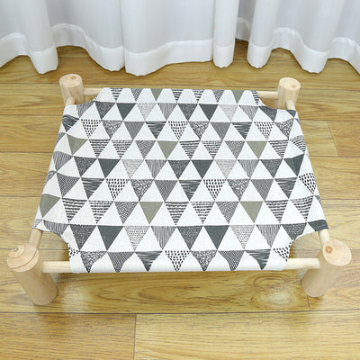 Cama de Camping de Madera para Gatos con Arenero Integrado - Image 26