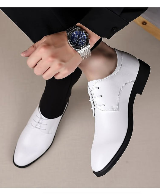 Zapatos de Cuero Casuales para Hombre con Suela Blanda - Estilo Ejecutivo - Image 15