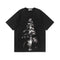 Camiseta Estampado Cascada de Agua Manga Corta