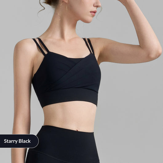 Sujetador Deportivo Mesh Plisado Backless para Fitness - Image 9