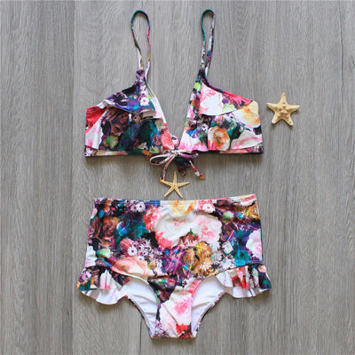 Bikini Cintura Alta Brasileño para Mujer - Traje de Baño Moderno
