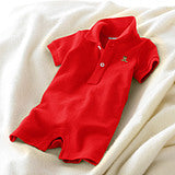 Enterizo Tipo Polo para Bebé con Cuello Solapa - Image 8