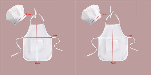 Conjunto de Delantal y Gorro de Chef para Niños - Image 4