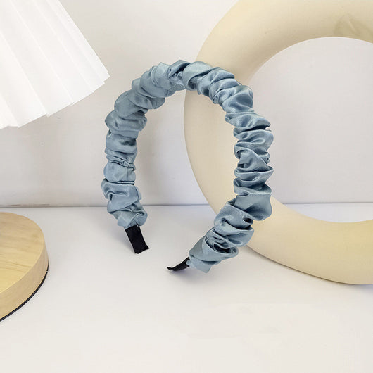 Diadema Plisada de Tela Estilo Retro Francés Versátil para Chicas - Image 20