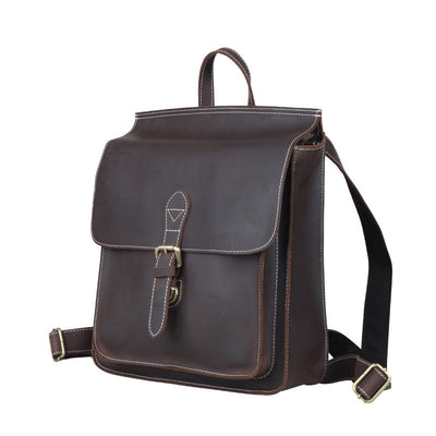 Mochila de Cuero Estilo British College - Image 14