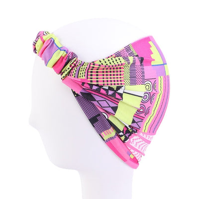 Diadema Estampado Africano Retorcida para Mujer - Image 21