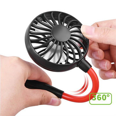 Ventilador Portátil Recargable con Cuello - Manos Libres para Estudiantes - Image 4