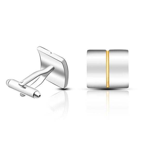 Gemelos de Metal Pulido Premium