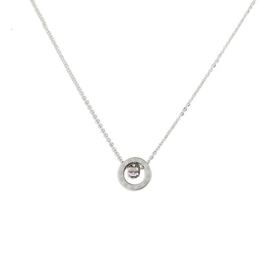 Collar Cadena de Acero Titanio Lujo Minimalista para Mujer - Image 3