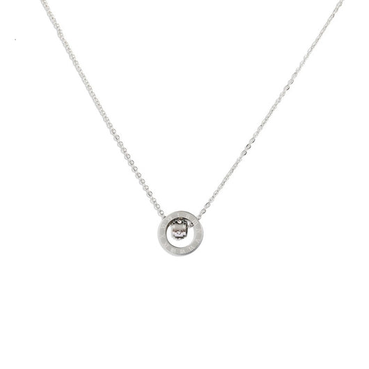 Collar Cadena de Acero Titanio Lujo Minimalista para Mujer - Image 3