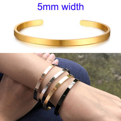 Pulsera C de 4MM para Mujer con Grabado Personalizado - Image 26