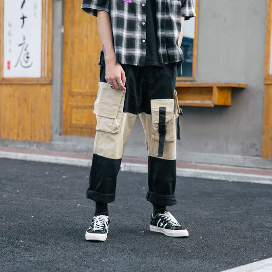 Pantalón Overol Retro Japonés Four Seasons - Corte Recto Holgado Unisex - Image 3