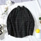 Camisa Casual Slim Fit a Cuadros Manga Larga Ligera para Hombre