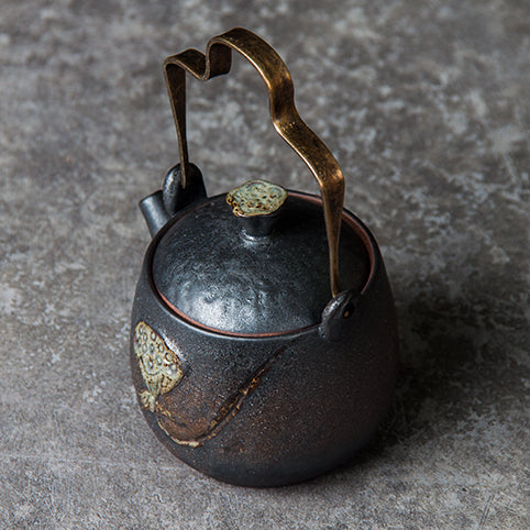 Tetera Cerámica Artesanal Estilo Japonés Retro - Image 11