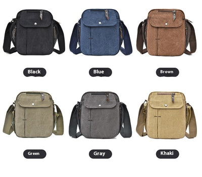 Bolsa Crossbody de Lona Estilo Coreano - Compacta y Versátil - Image 30