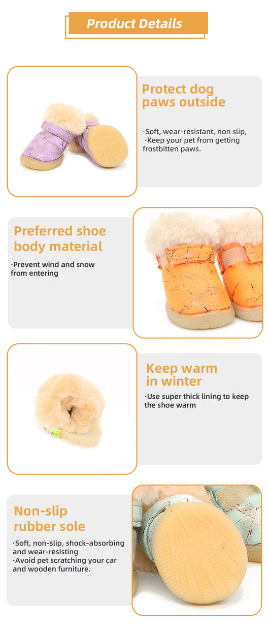 Botitas de Invierno para Cachorros - Algodón Cálido y Cómodo - Image 7