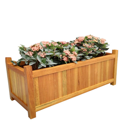 Jardinera Comercial de Madera Maciza para Espacios Públicos - Image 5