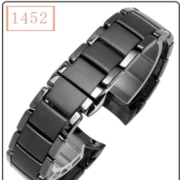 Reloj Deportivo con Pulsera de Cerámica Mate y Bisel Brillante Negro - Image 7